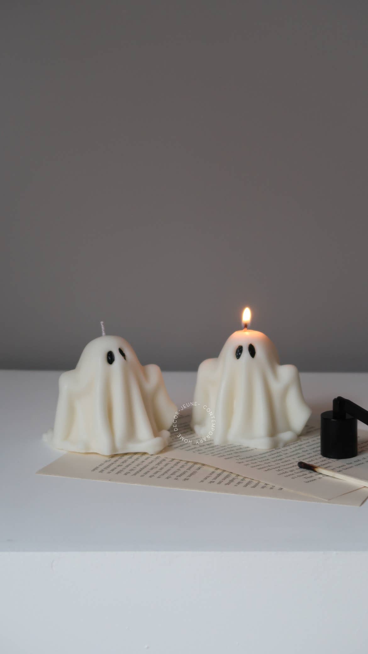 Ghost candle : Spice pumpkin