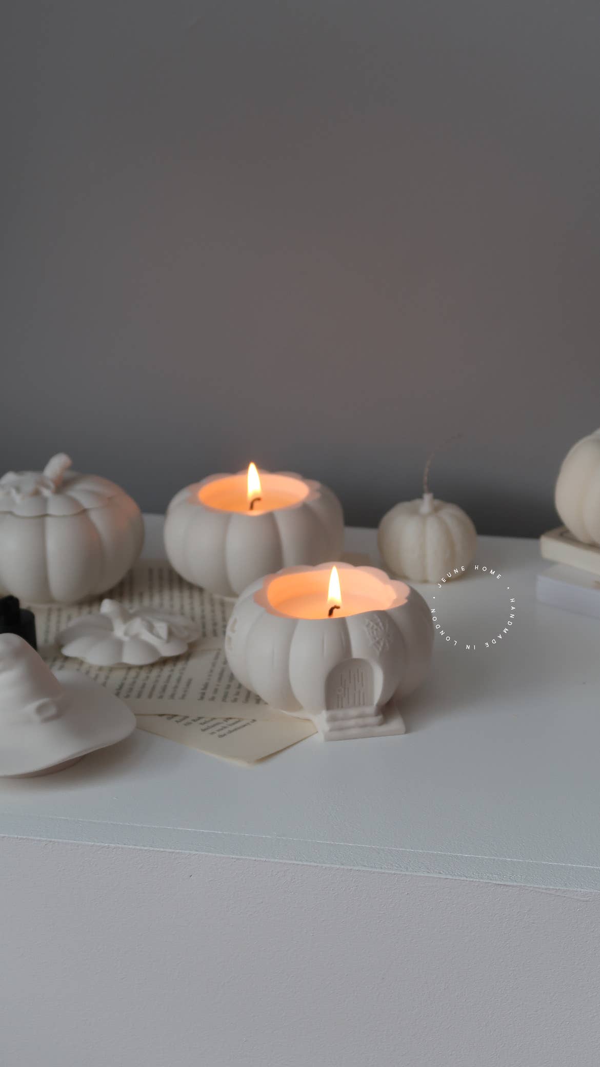 Witch House Pumpkin Candle