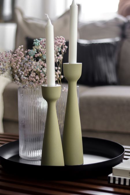 Urban Candlestick Moss Medium