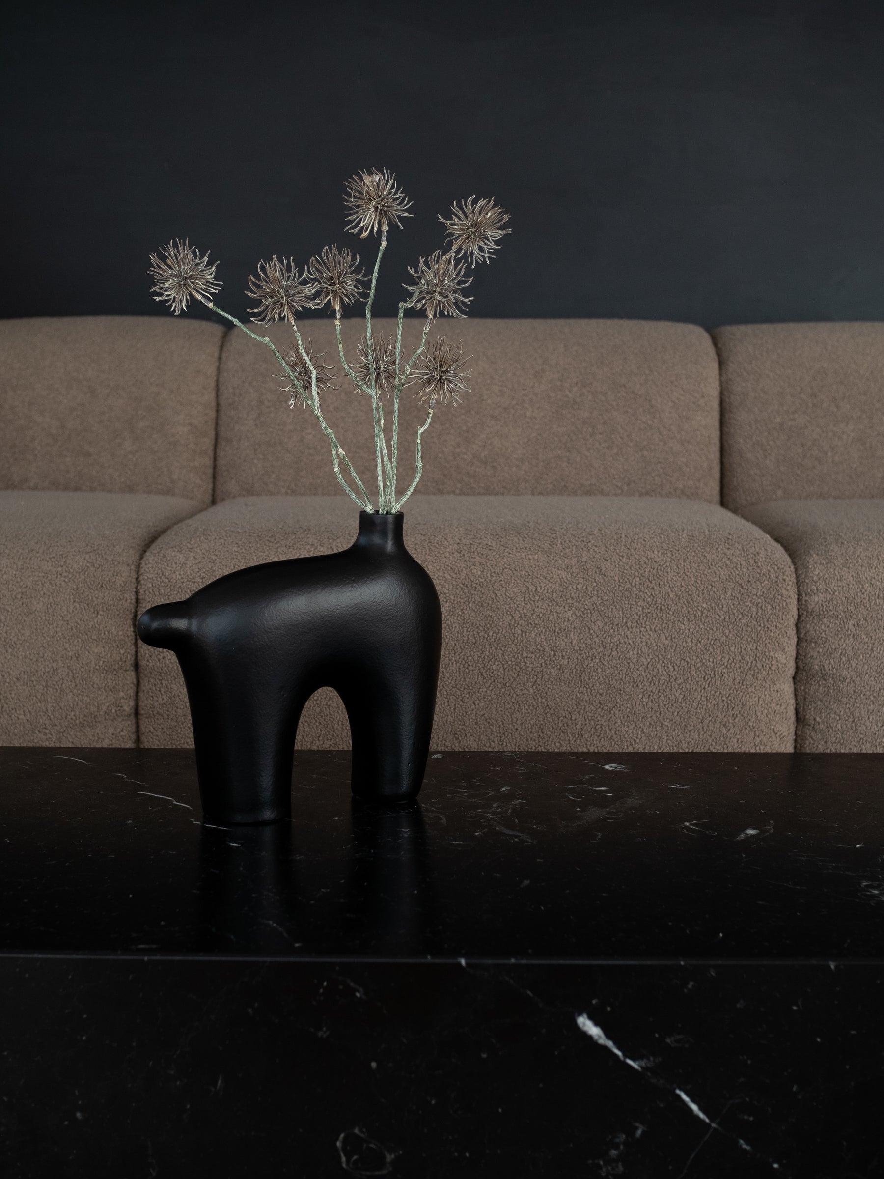 Luna Vase Black