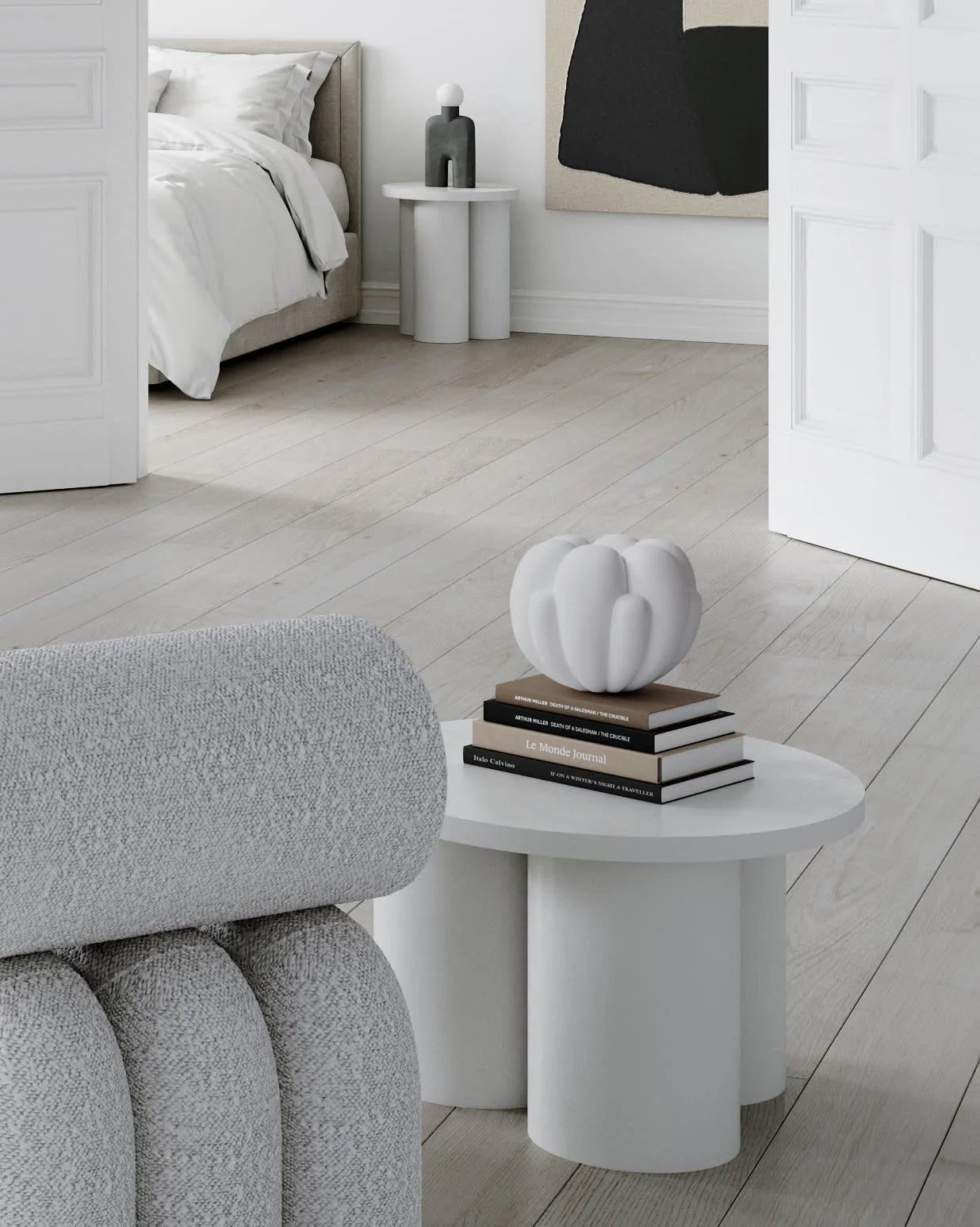 Bloom Vase Petit Bone White