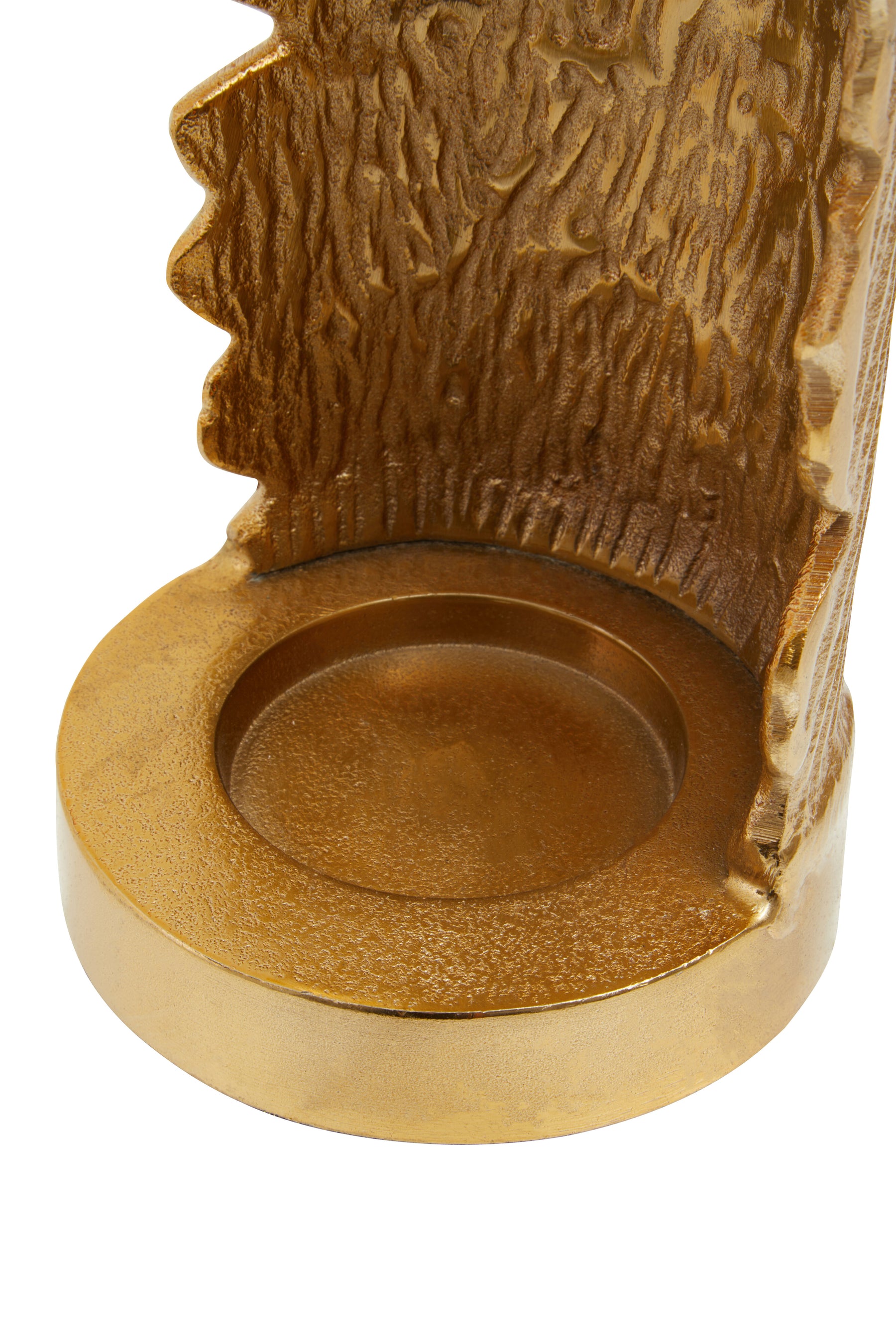 Dion Small Ombre Silver and Gold Finish Candle Holder