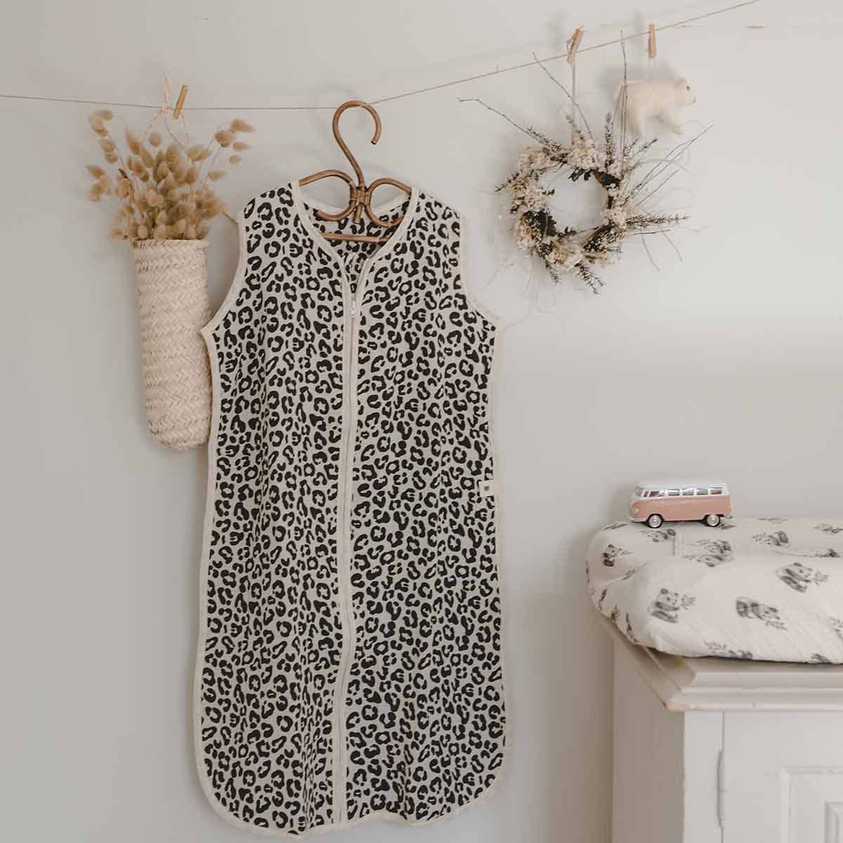 ADELE LIGHTWEIGHT BABY SLEEPING BAG - GRAOU: Natural / Graou