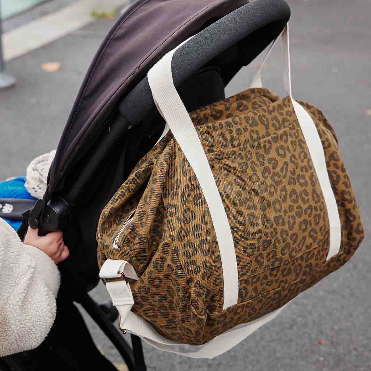 RAPHAEL DIAPER BAG - WEEKEND BAG GRAOU OLIVE: Olive / Graou