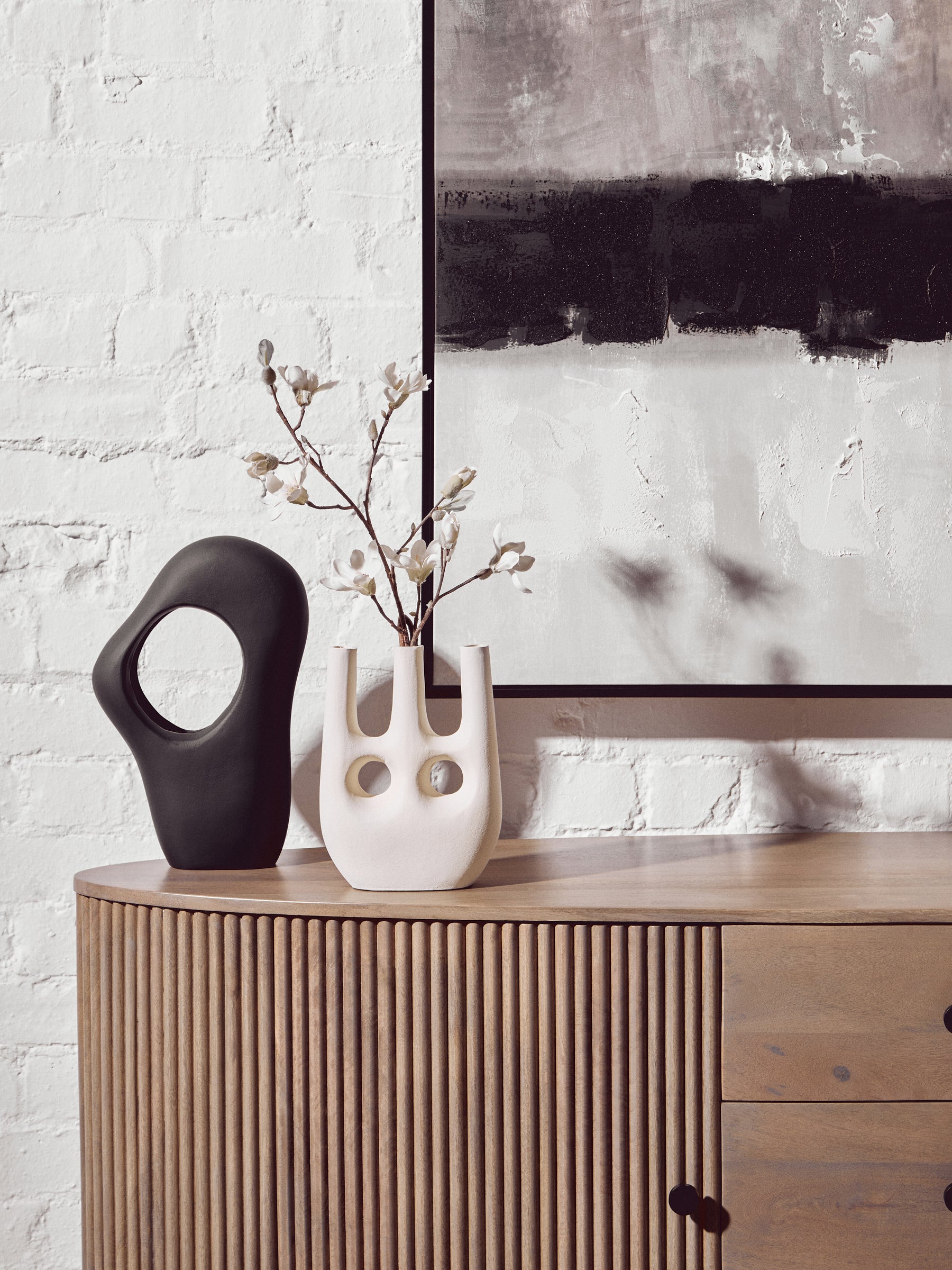 Hapax Large Cream Vase