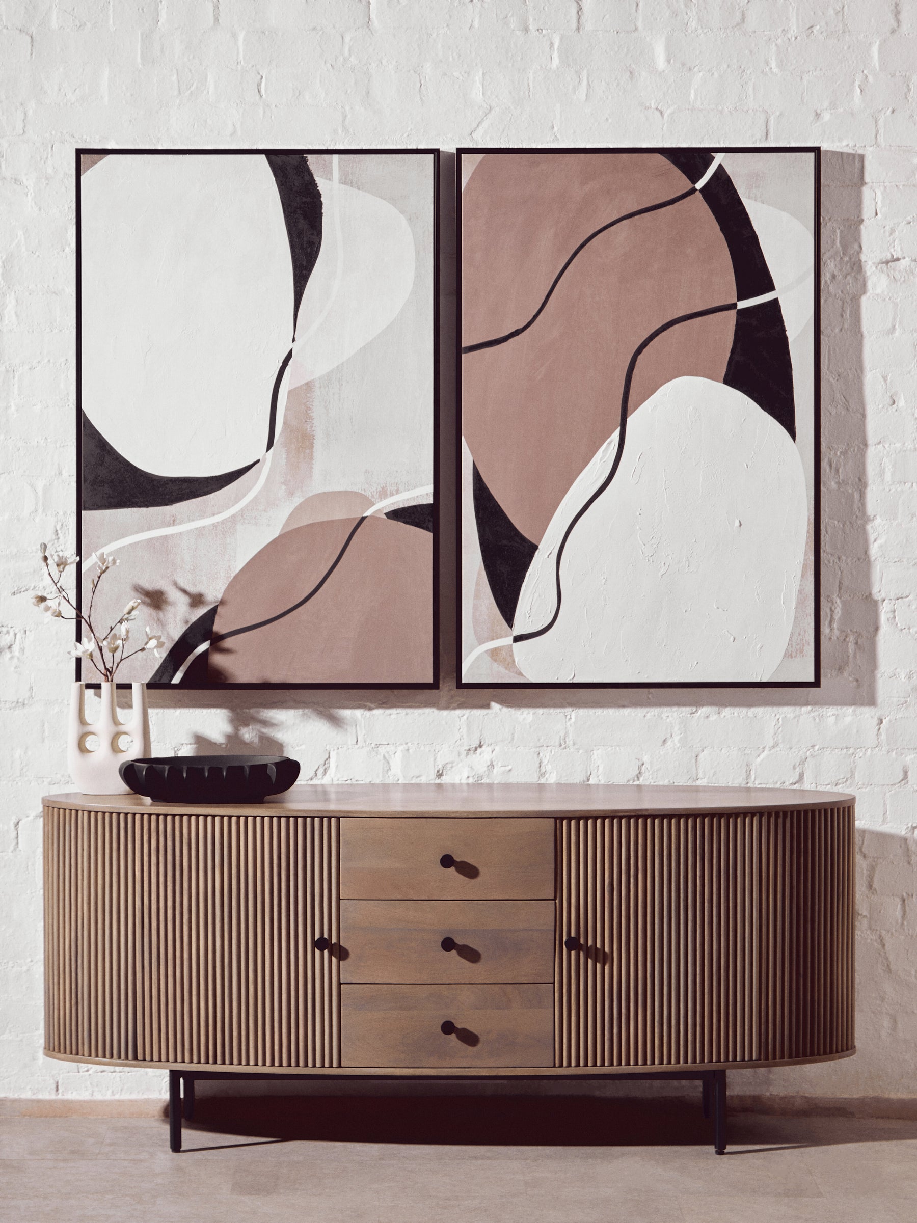 Hapax Large Cream Vase