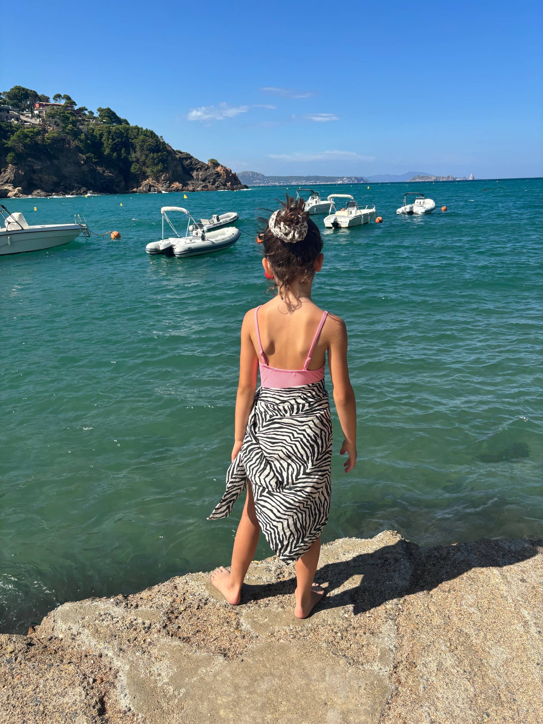 BIANCA SWADDLE ZEBROU ECRU: ZEBROU