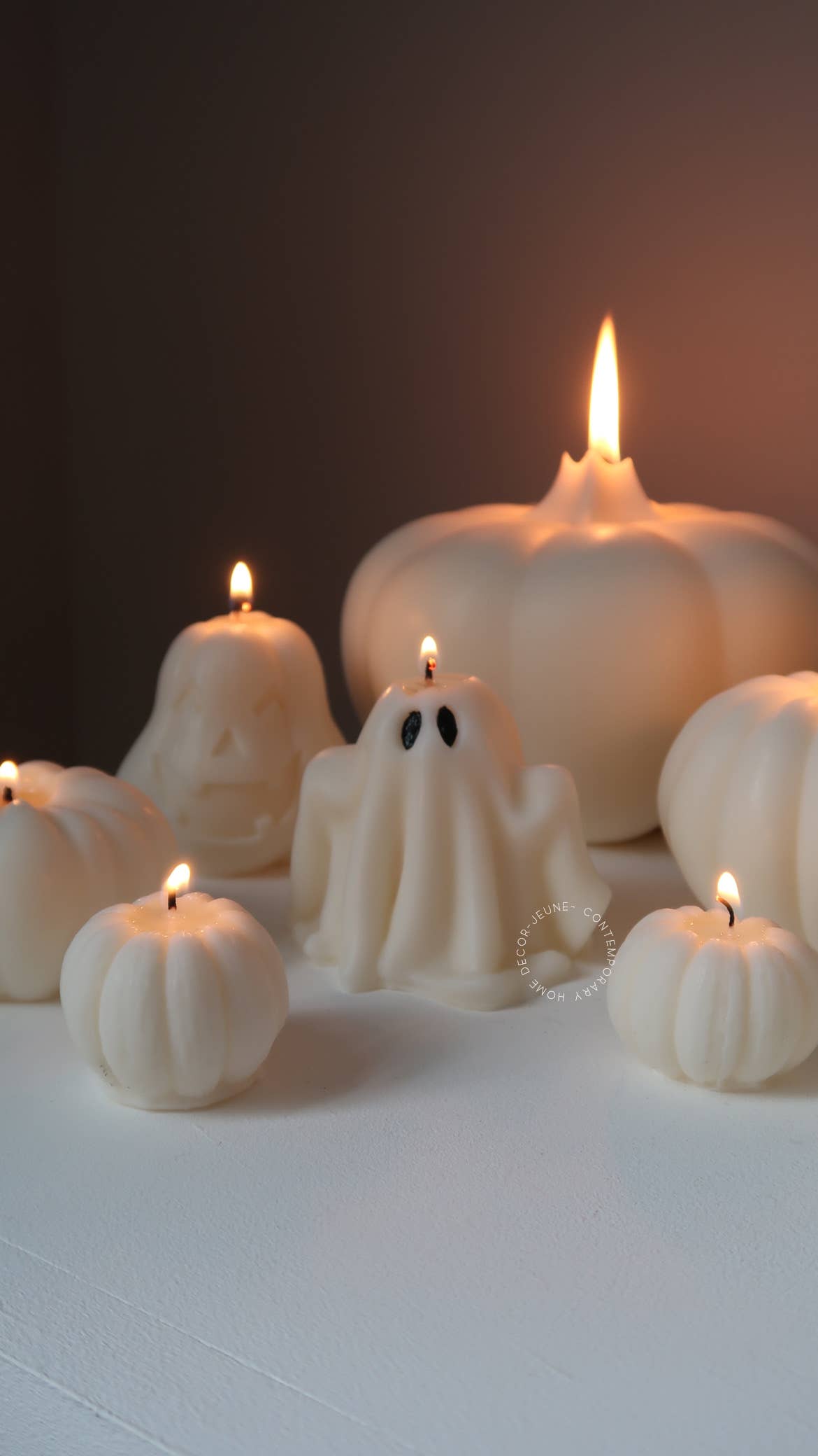Ghost candle : Spice pumpkin