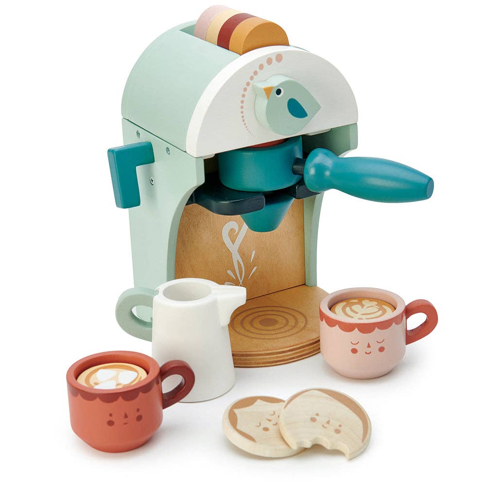 Wooden Babyccino Maker Toy Coffee Machine