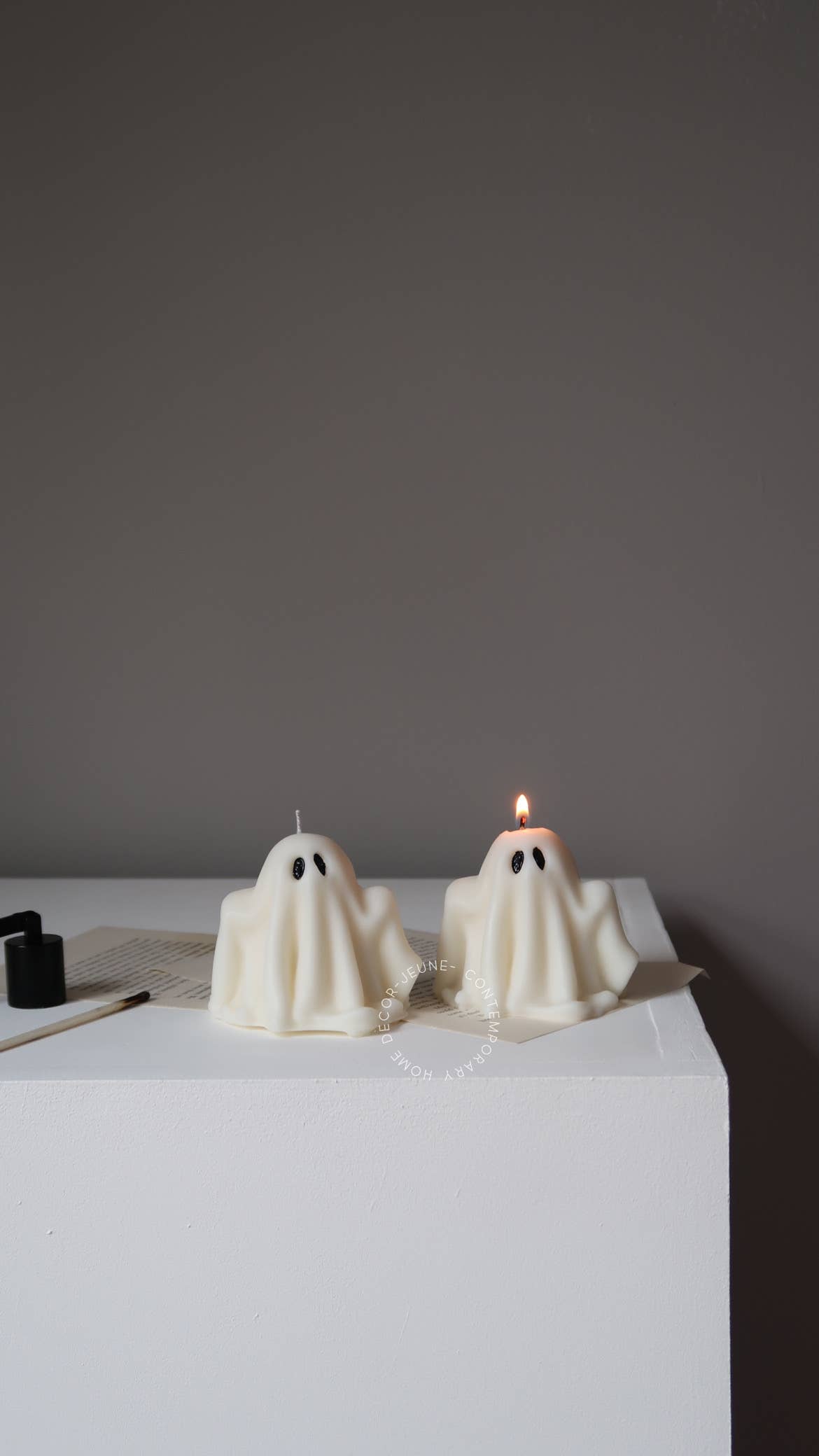 Ghost candle : Spice pumpkin