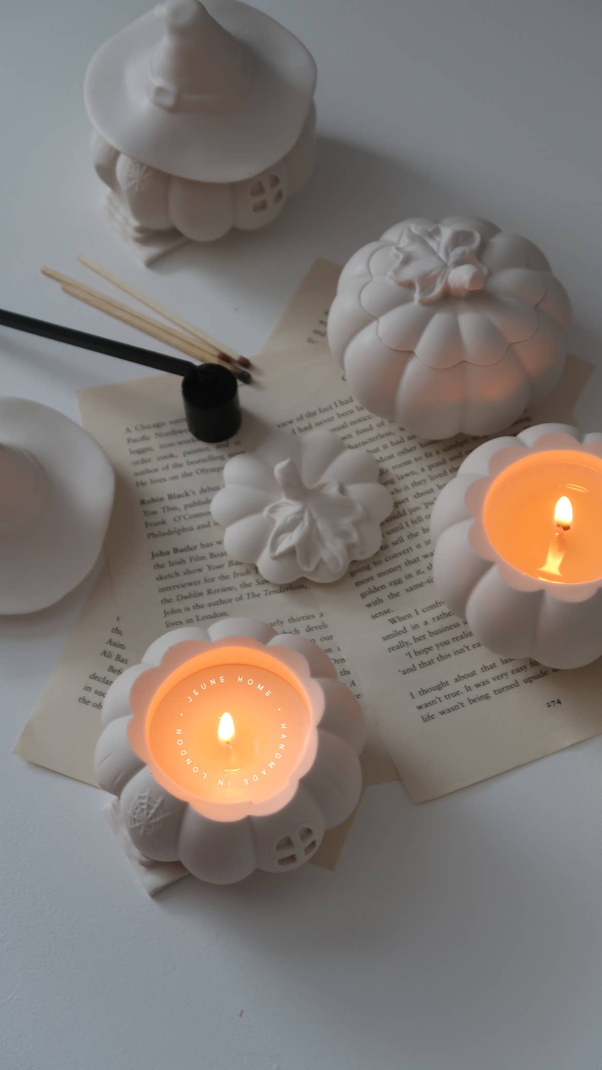 Witch House Pumpkin Candle