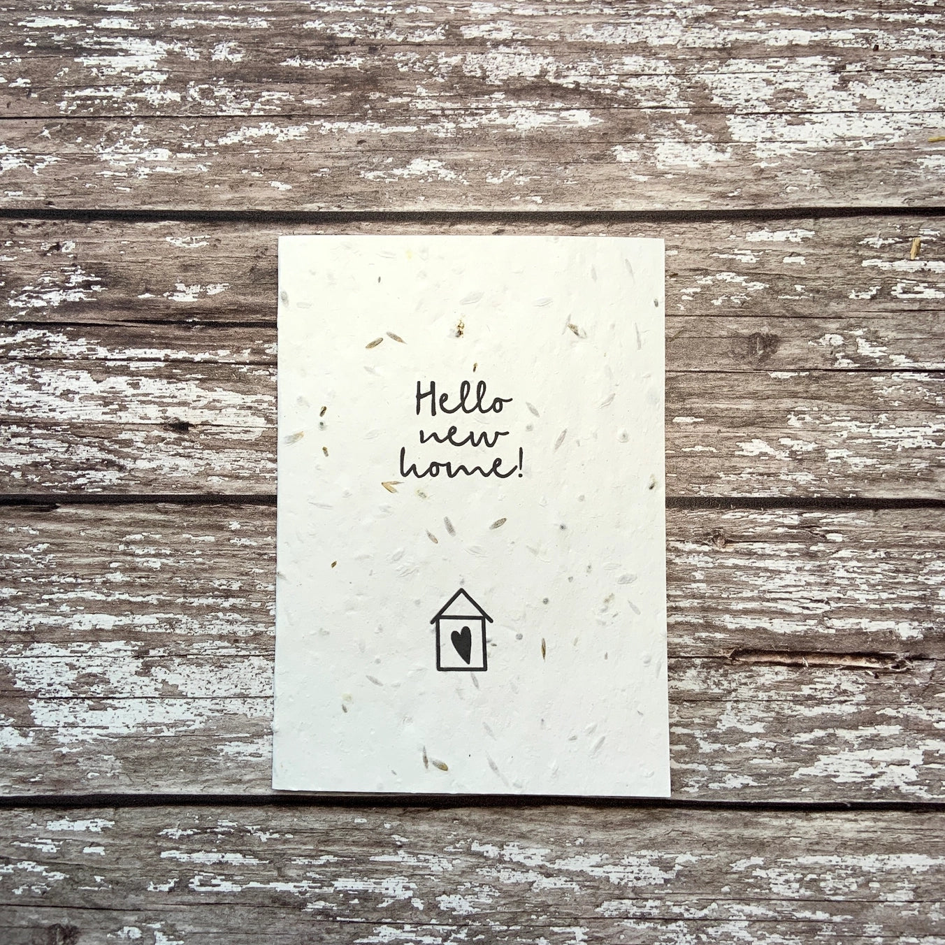Hello New Home Plantable Seed Card