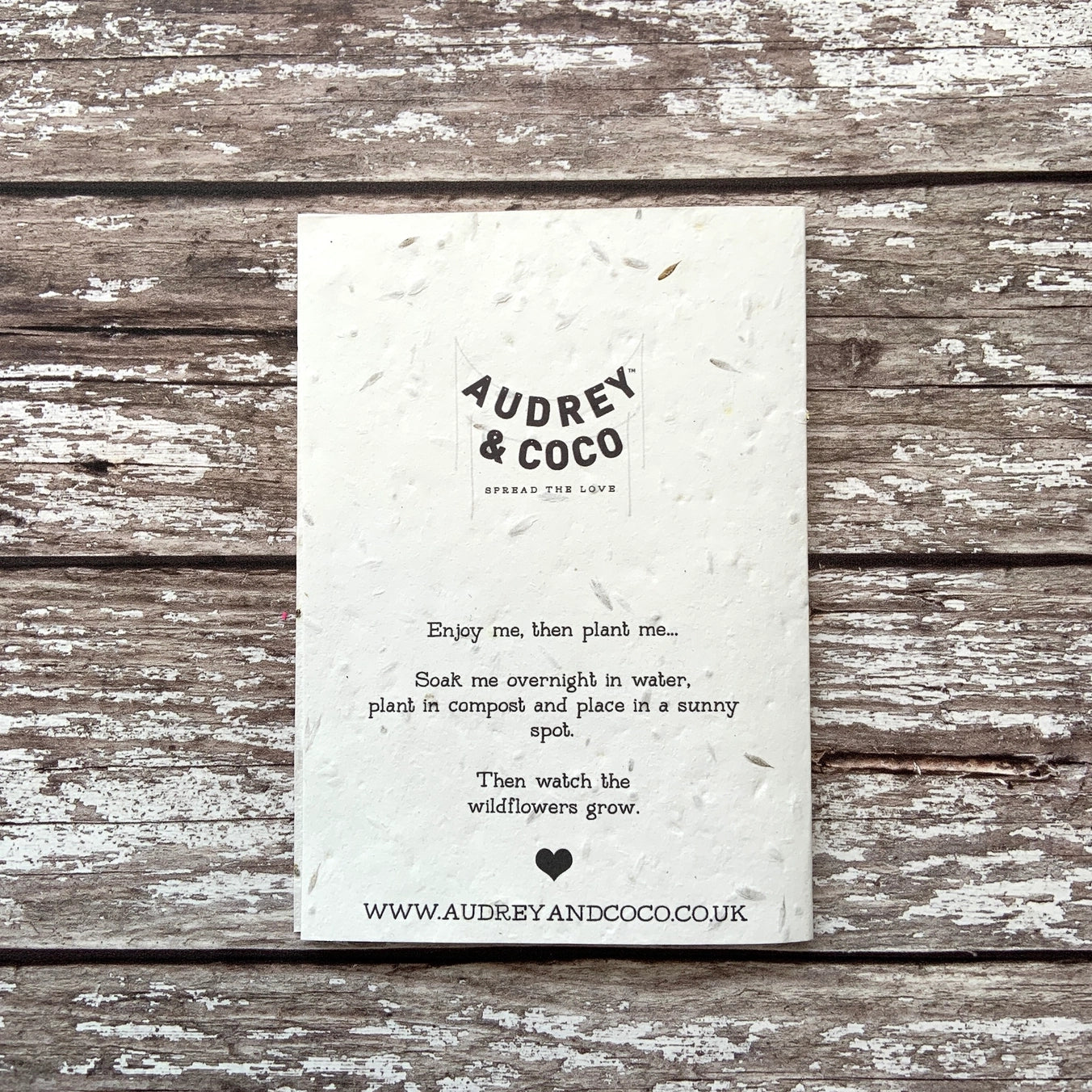 Hello New Home Plantable Seed Card