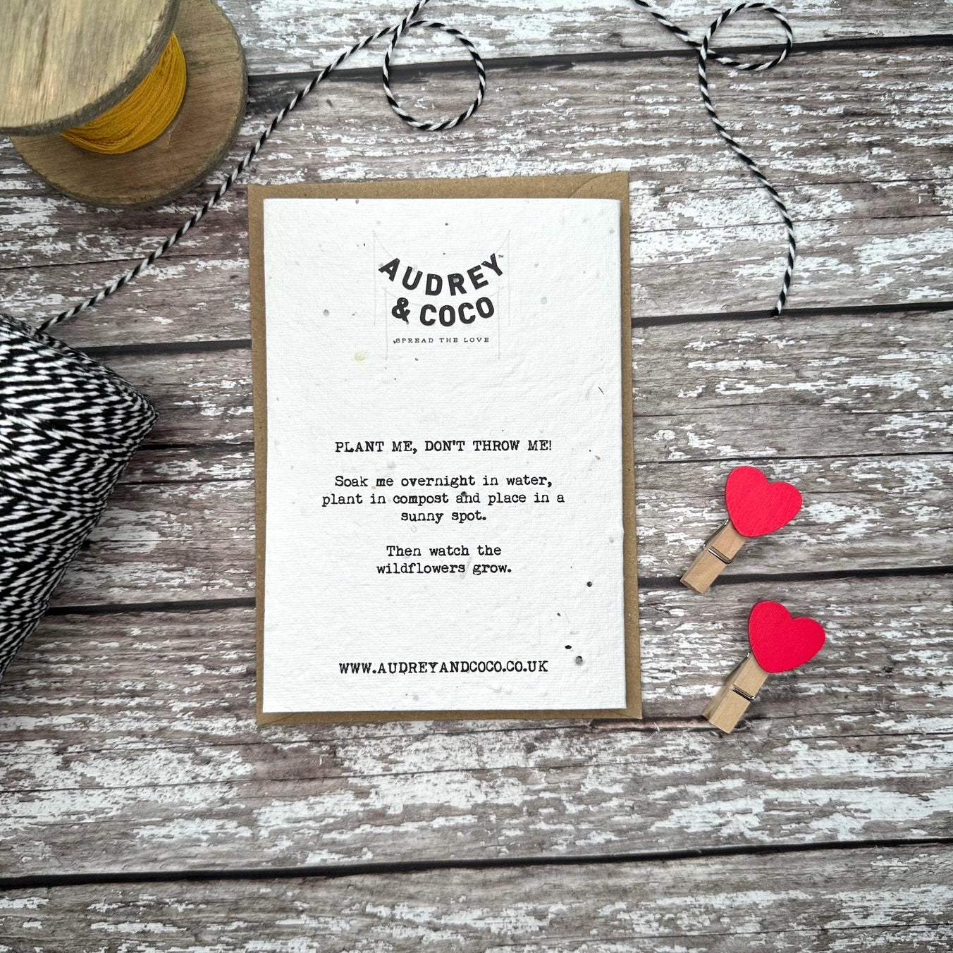 Sausage Dogs Plantable Seed Card