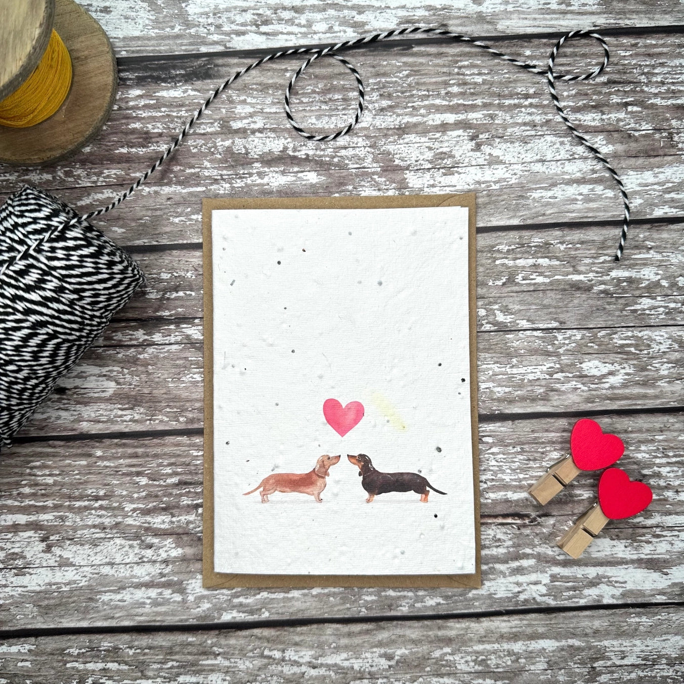Sausage Dogs Plantable Seed Card