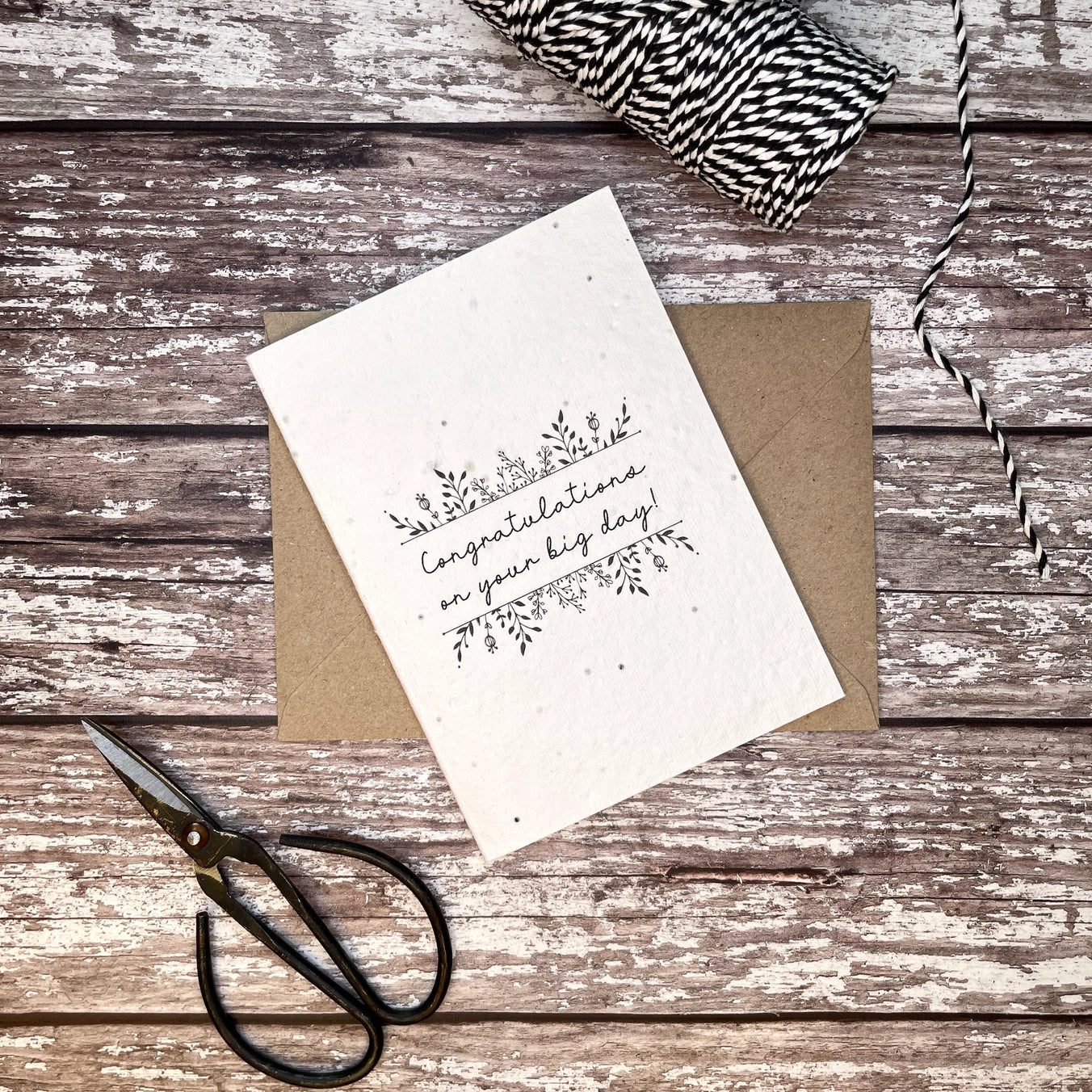 Wedding Plantable Seed Card
