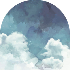 Cloudy Night Arch Wall Mural