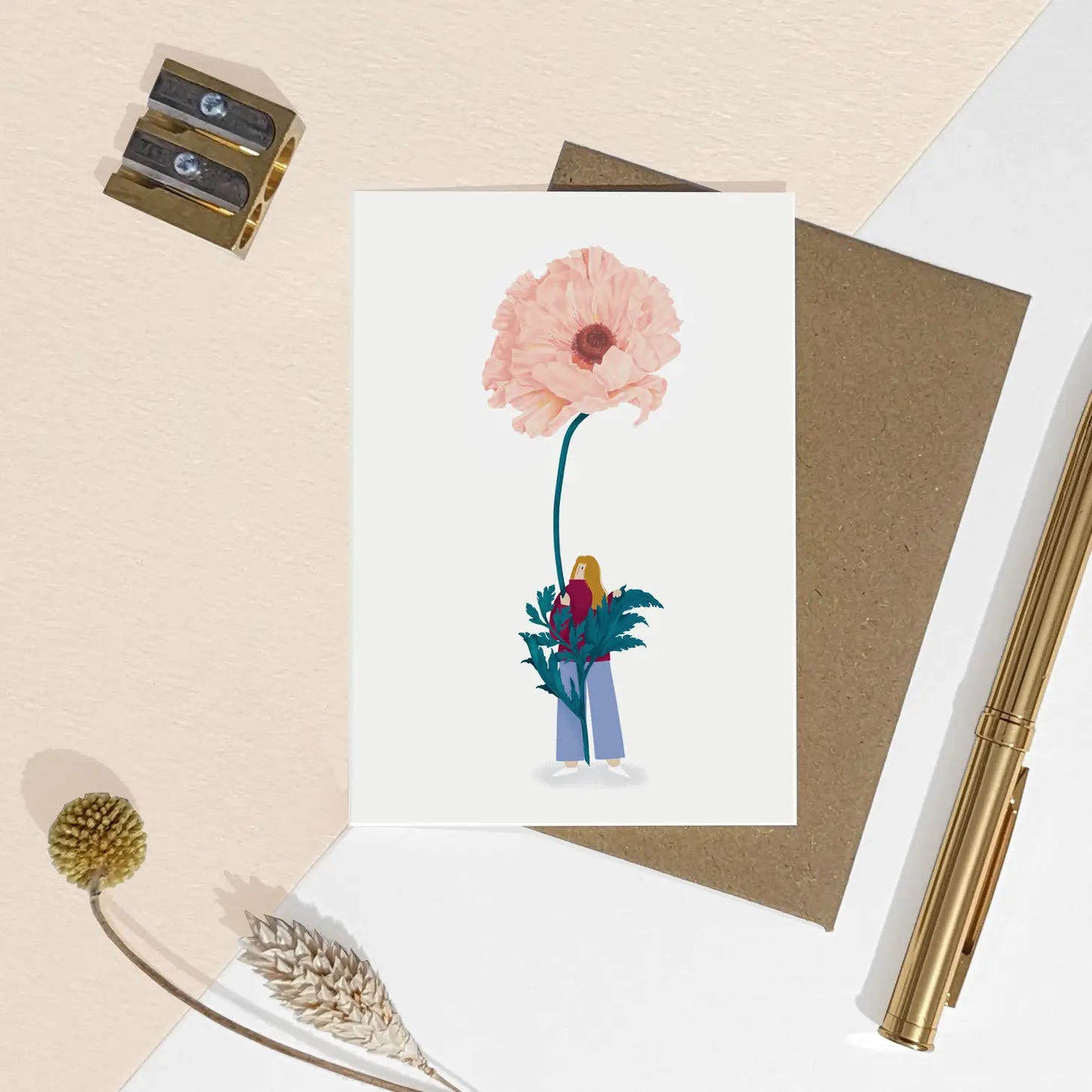 Mini folded card