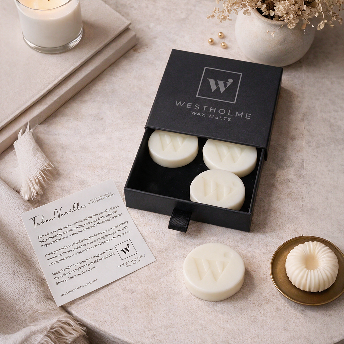 Westholme Signature Wax Melts Tabac Vanille