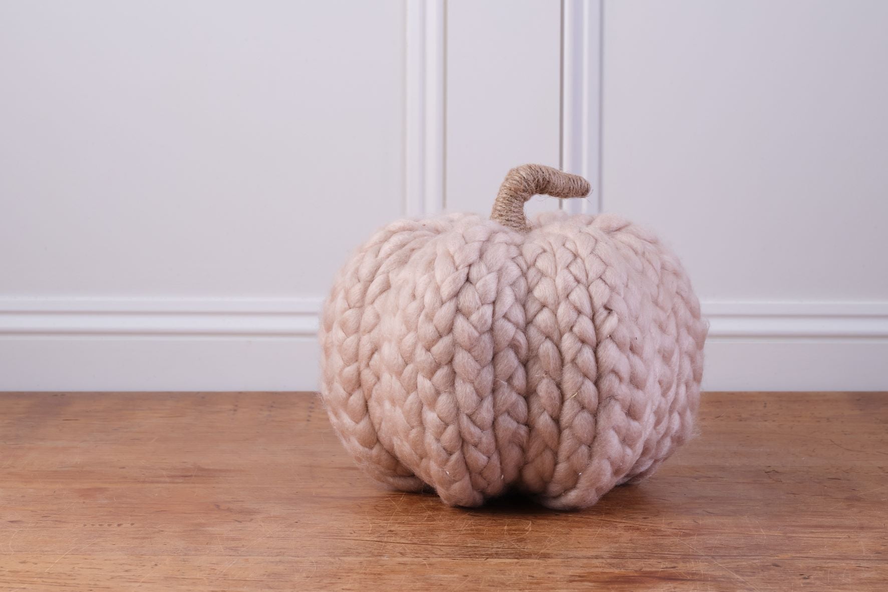 Cream Wool Pumpkin