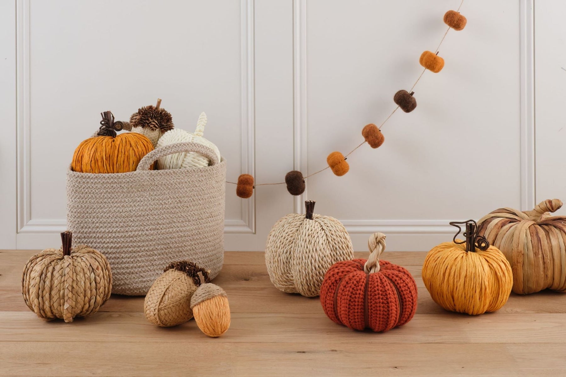 Straw Plait Pumpkin