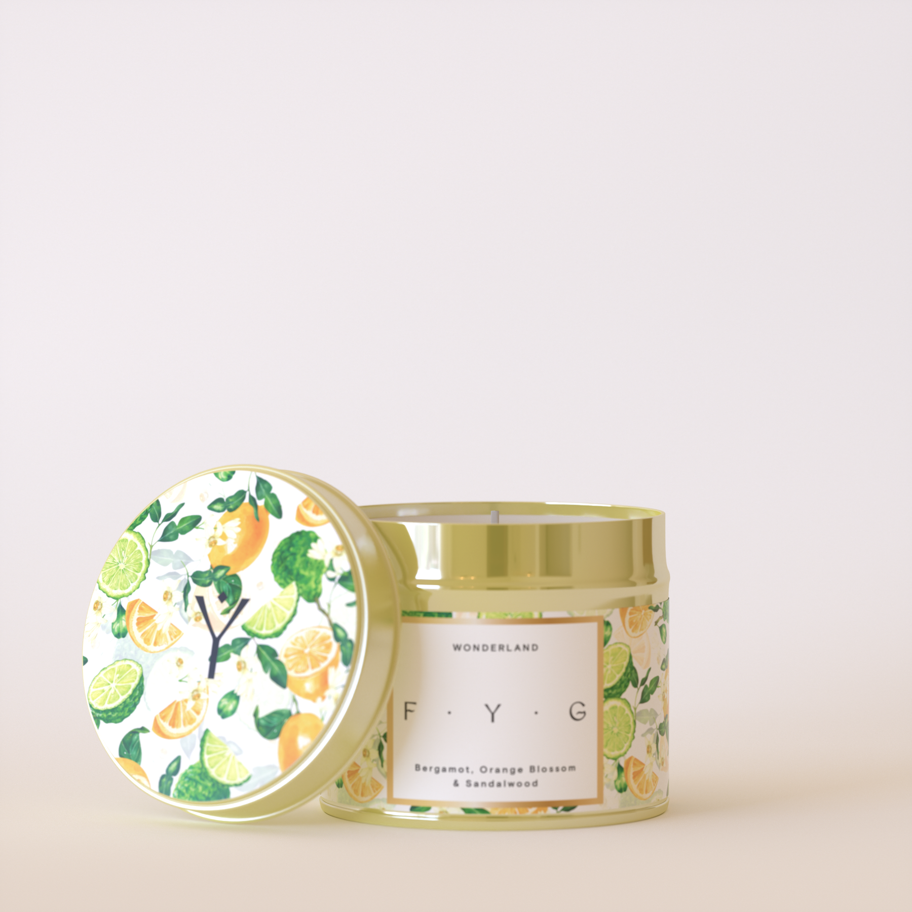 Wonderland Tin Candle