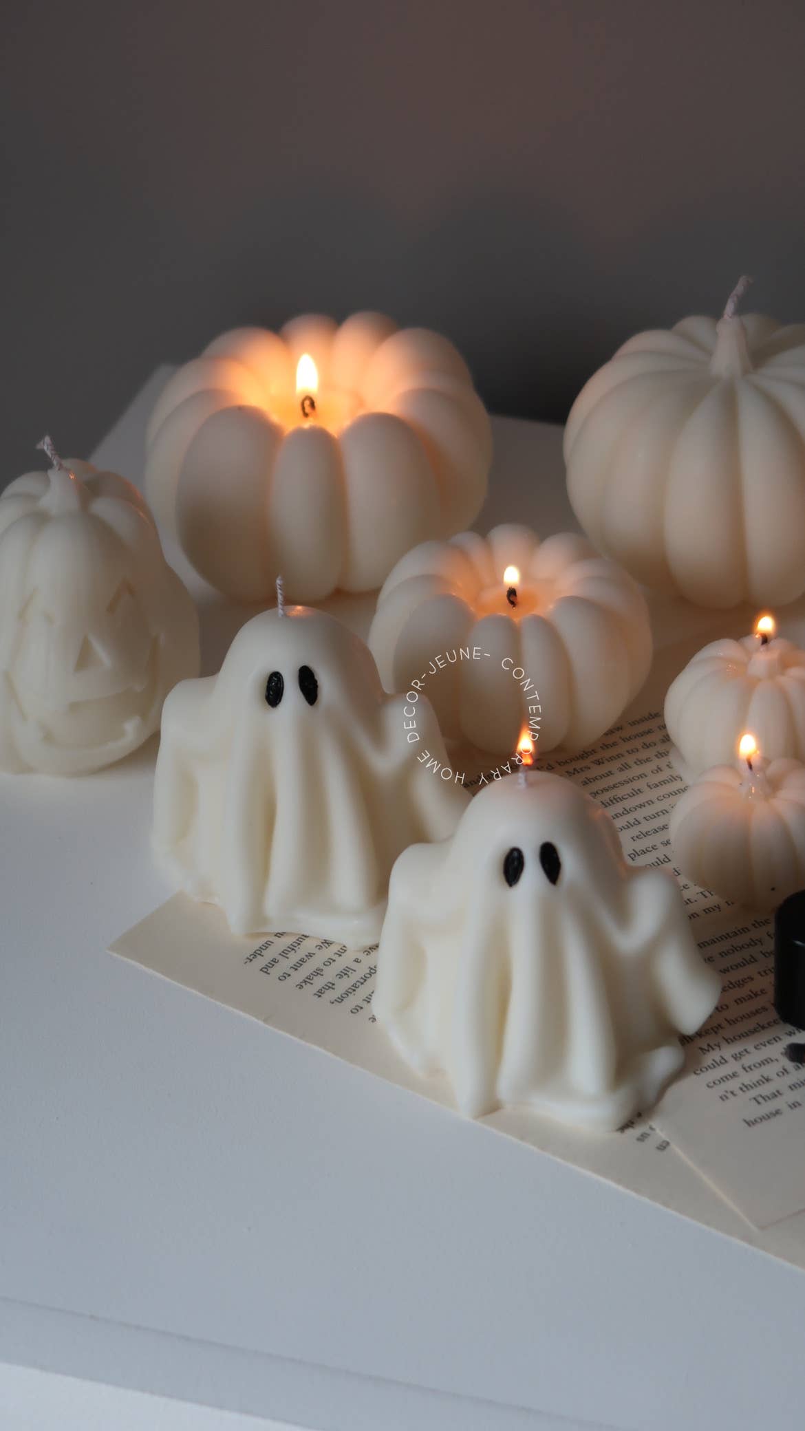 Ghost candle : Spice pumpkin