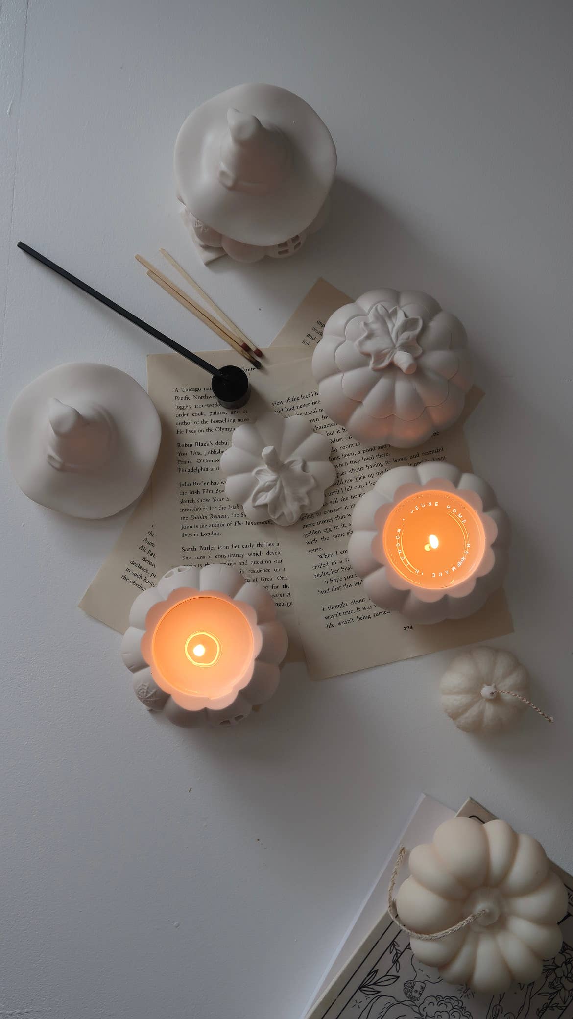 Witch House Pumpkin Candle