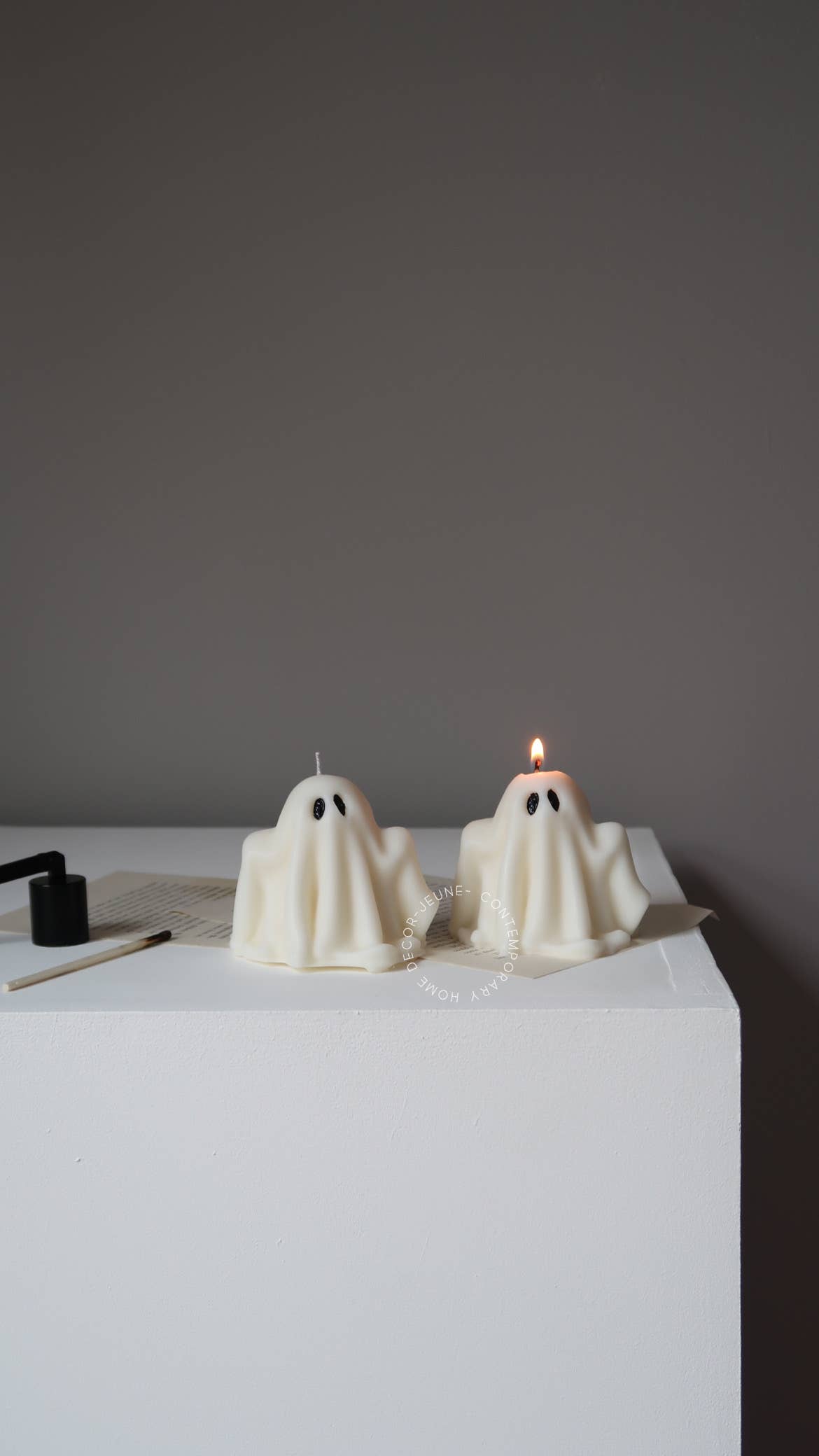 Ghost candle : Spice pumpkin