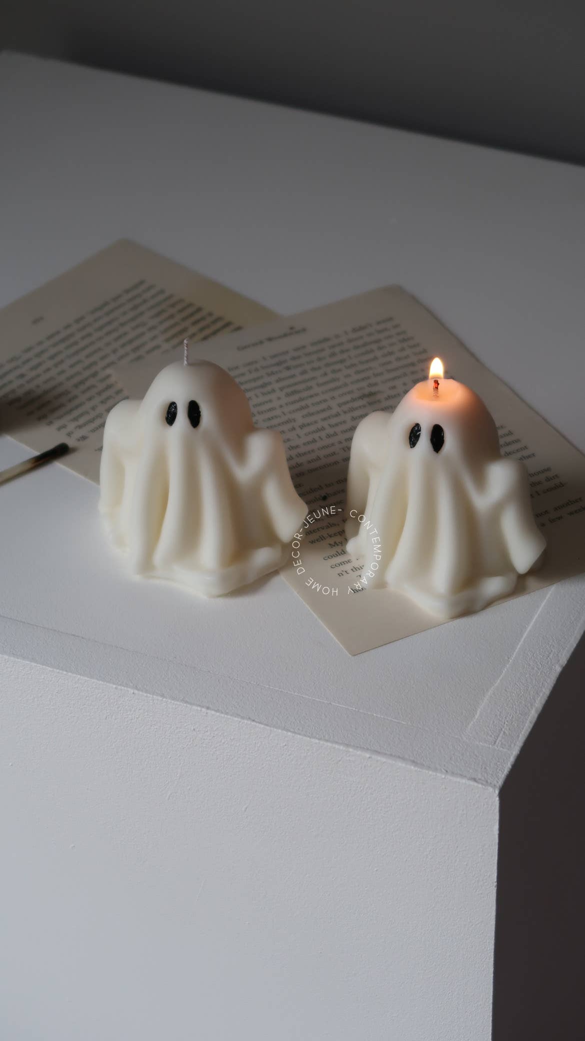 Ghost candle : Spice pumpkin