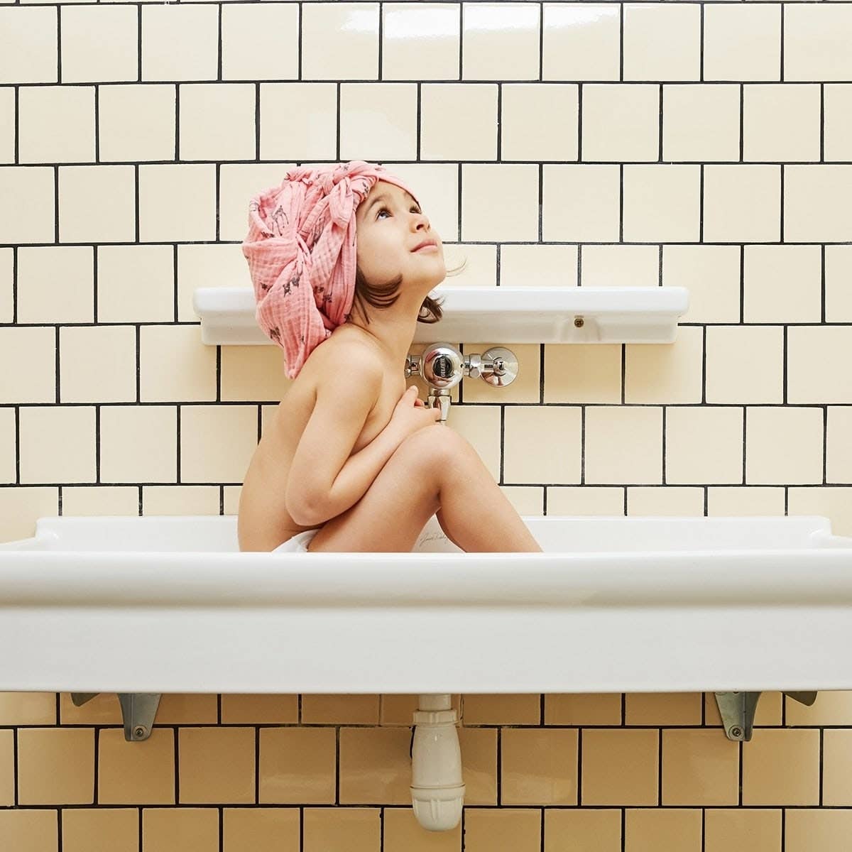 BIANCA SWADDLE FAWN FLAMINGO: FLAMINGO PINK / FAWN