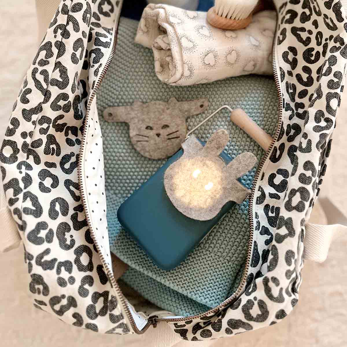 WEEKEND BAG - DIAPER BAG RAPHAEL GRAOU NATUREL: Natural / Graou