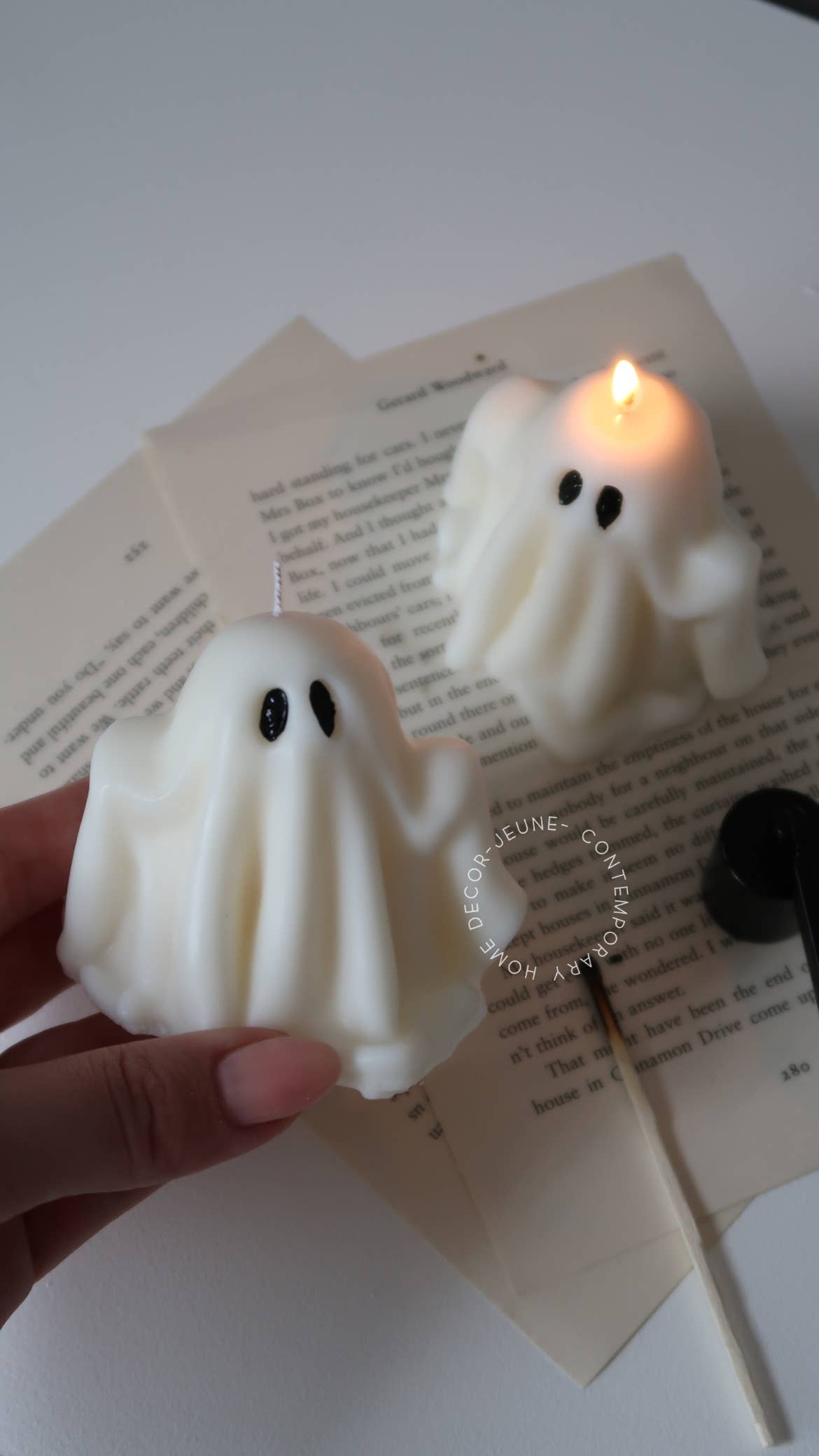 Ghost candle : Spice pumpkin