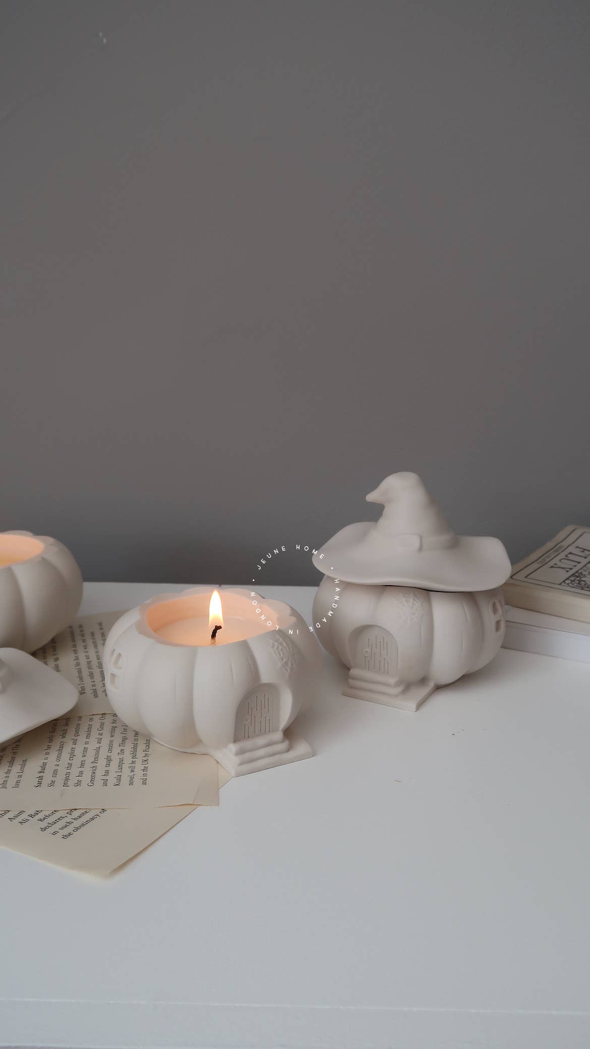 Witch House Pumpkin Candle