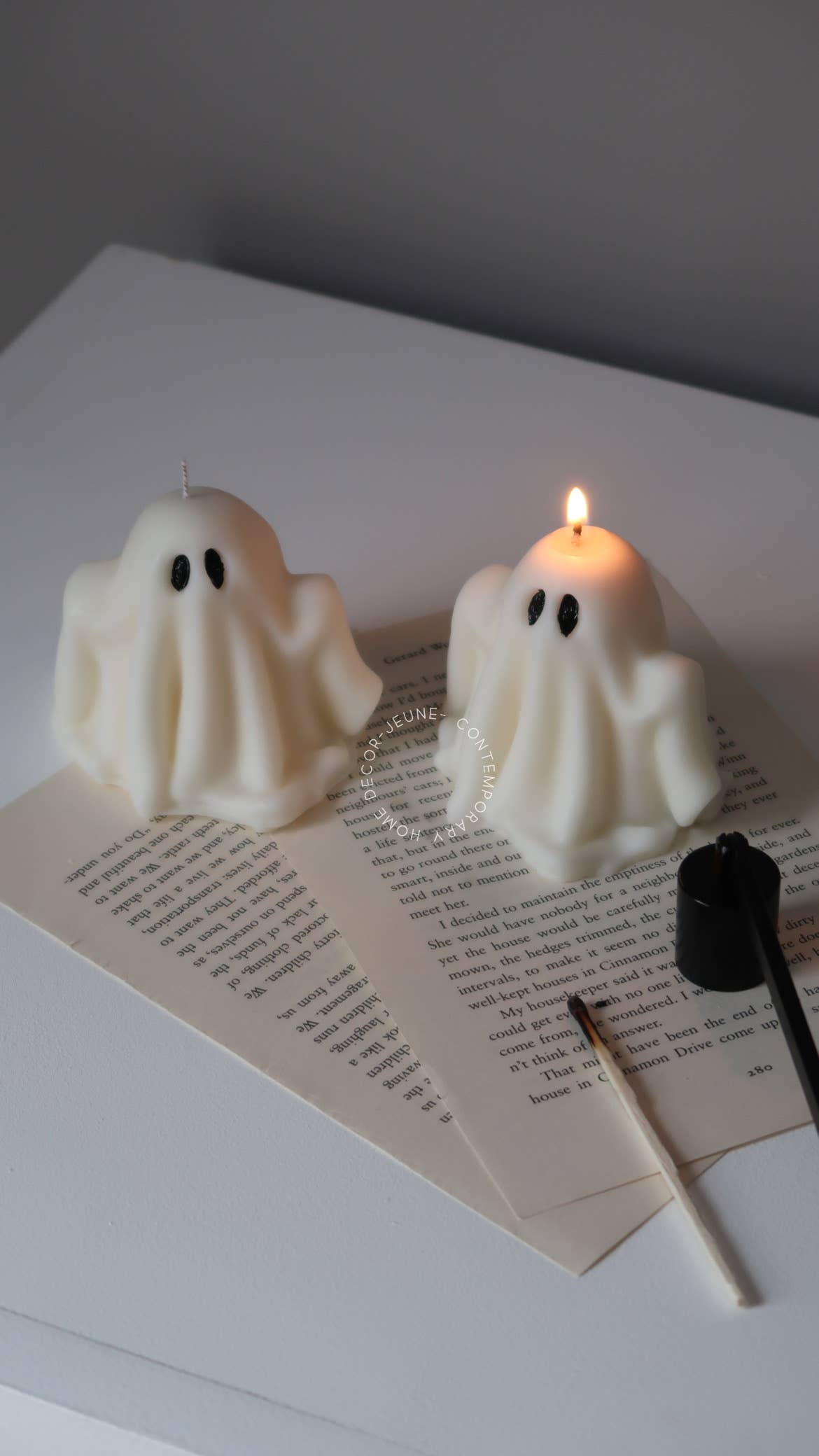 Ghost candle : Spice pumpkin