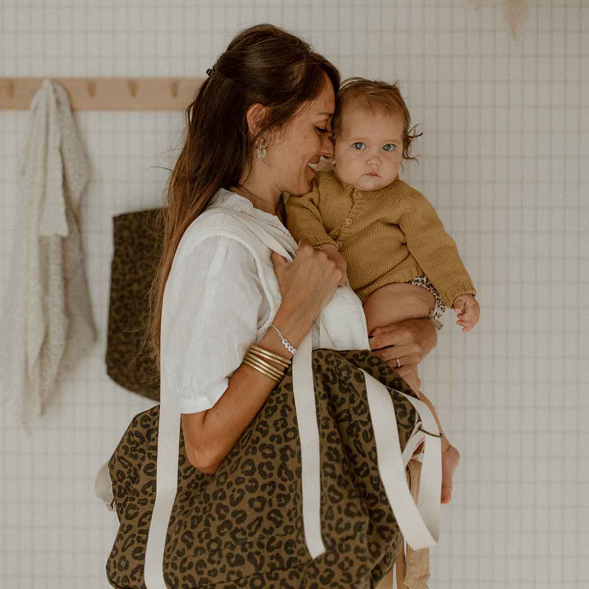 RAPHAEL DIAPER BAG - WEEKEND BAG GRAOU OLIVE: Olive / Graou