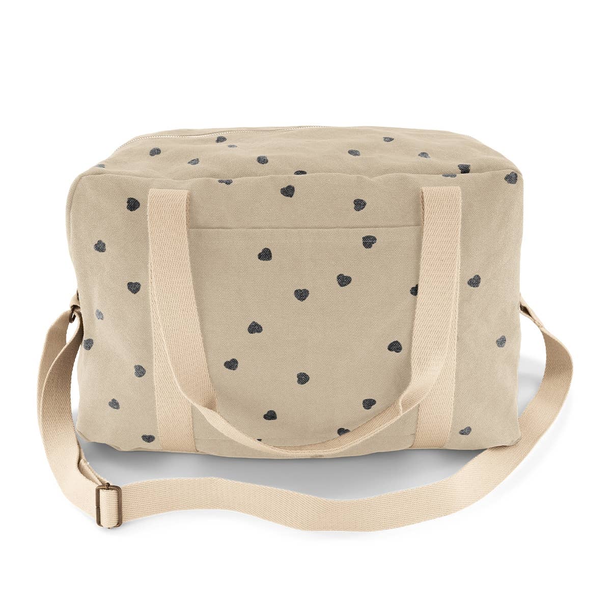 RAPHAEL DIAPER BAG - WEEKEND BAG SAND: SAND / HEART