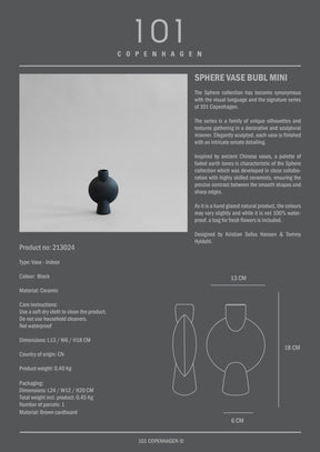 101 Copenhagen_Sphere Vase Bubl Mini_Black_213024_2_02.09.2022