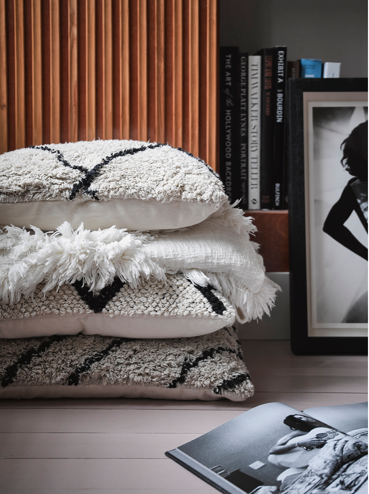 HK Living cotton diamond cushion TKU2065(3)