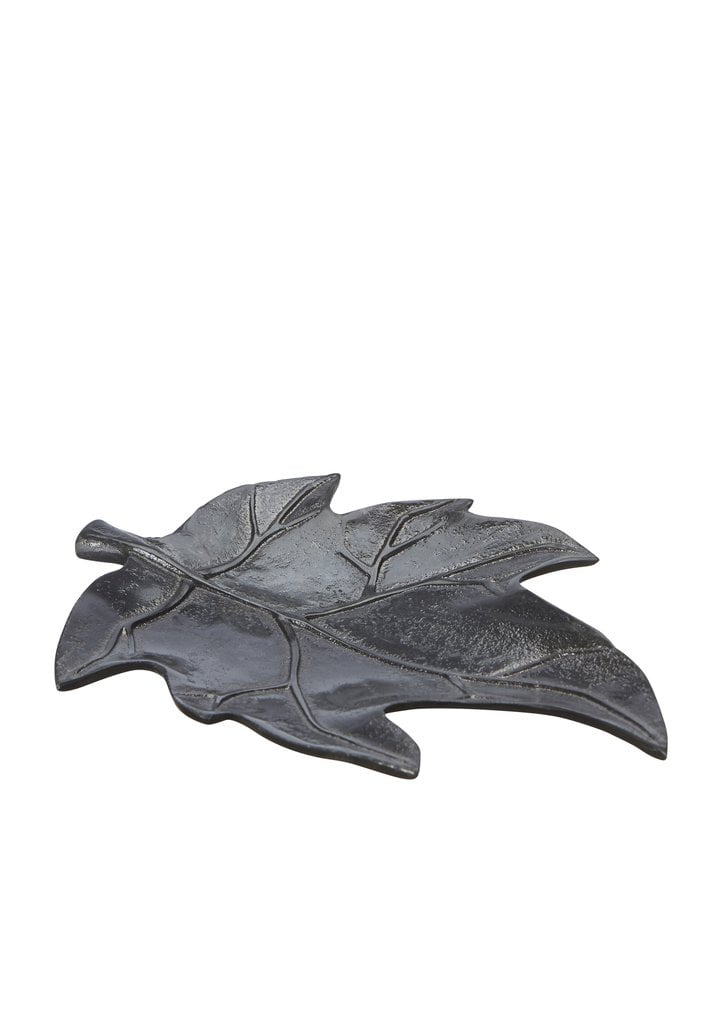 Wikholmform Leaf Plate Grey 78428