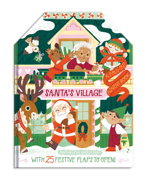 Christmas Concertina Book - Santa's Village