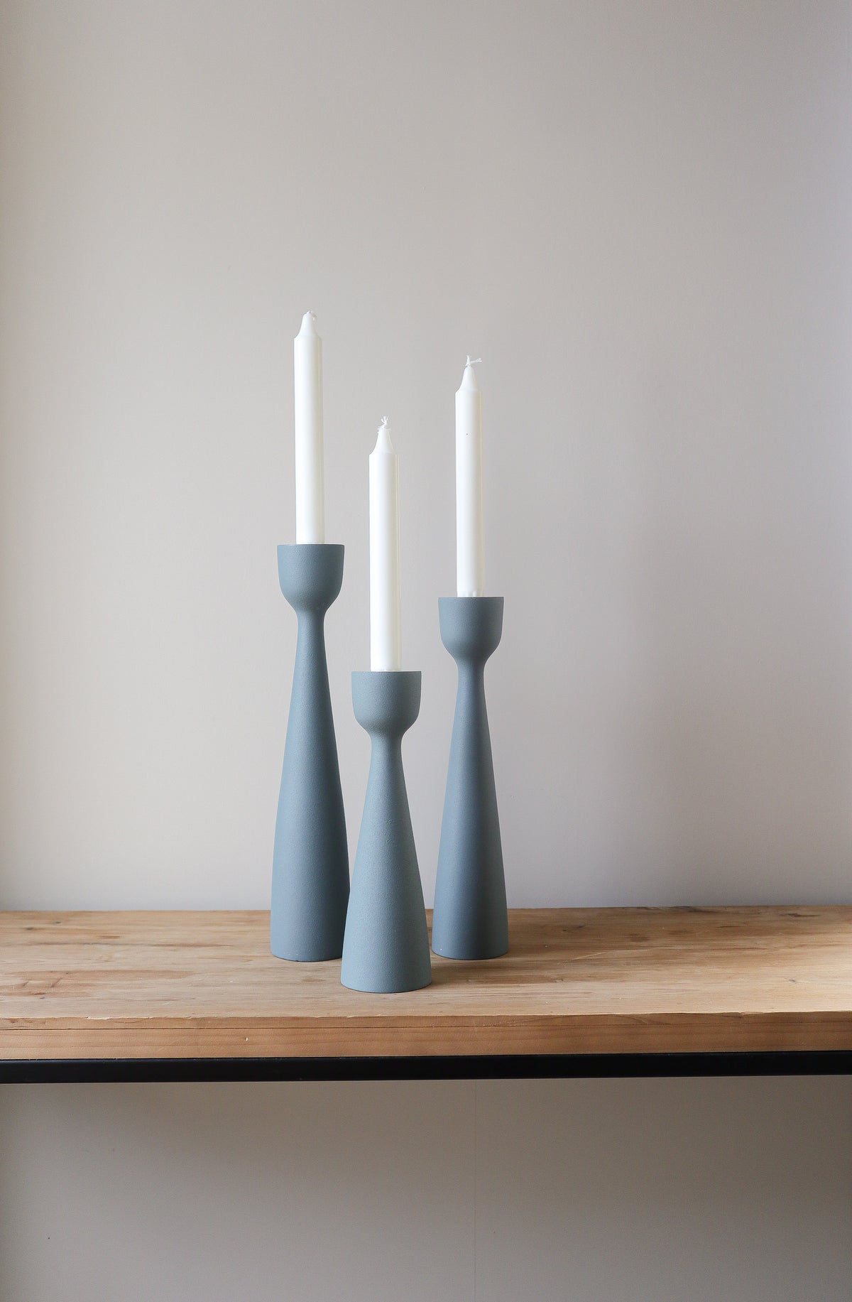 Urban Candlestick Natural Blue Small