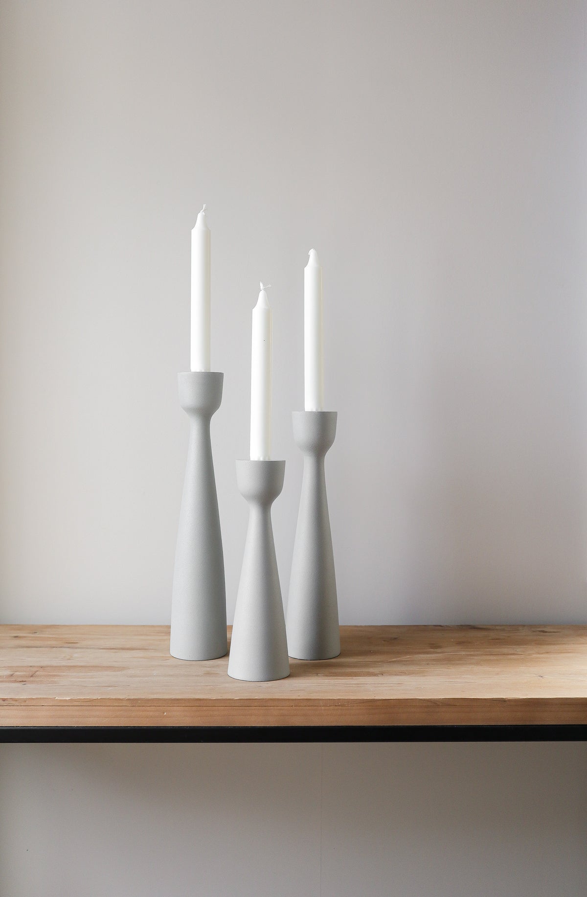 Urban Candlestick Light Grey Medium