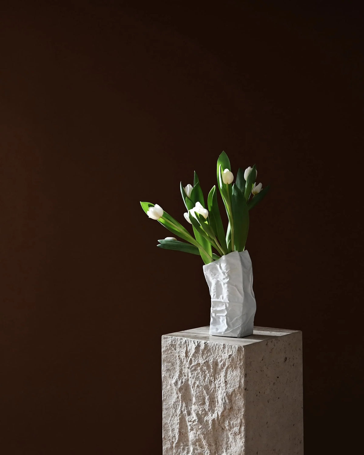 Kami Vase Mini Bone White