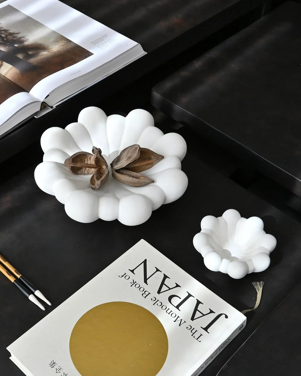 Bloom Tray Medio Bone White