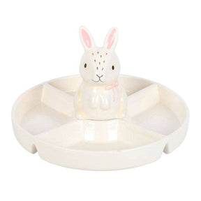 Easter Bunny Chip and Dip Snack Serving Dish