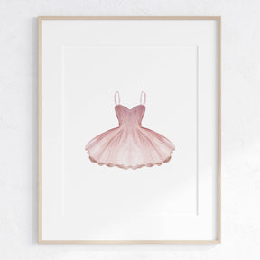 Pink Ballerina Girls Set of 3 Wall Art Prints (unframed): A5