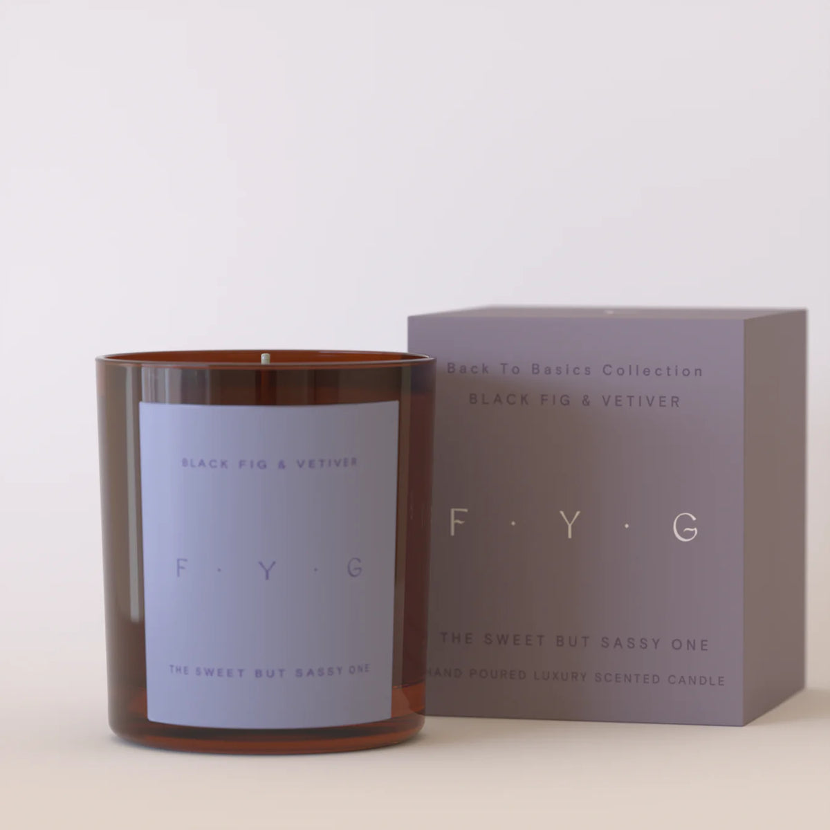 FYG Black Fig & Vertiver Candle