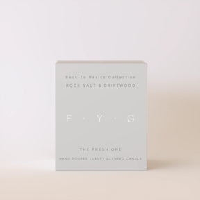 Rock Salt & Driftwood Candle