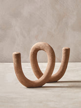 Dunas Large Textured Beige Loop Sculpture